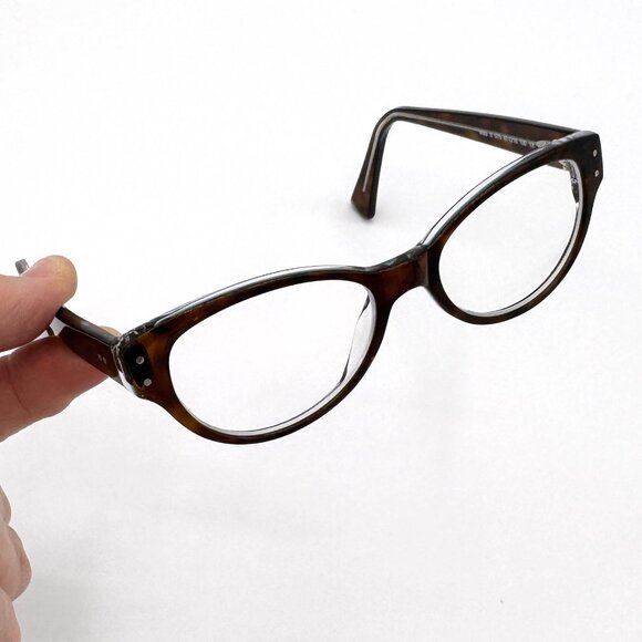 Jean Lafont Paris IRIS 3 Brown Tortoise Cat Eye Eyeglass Frames Designer France - Picture 7 of 13